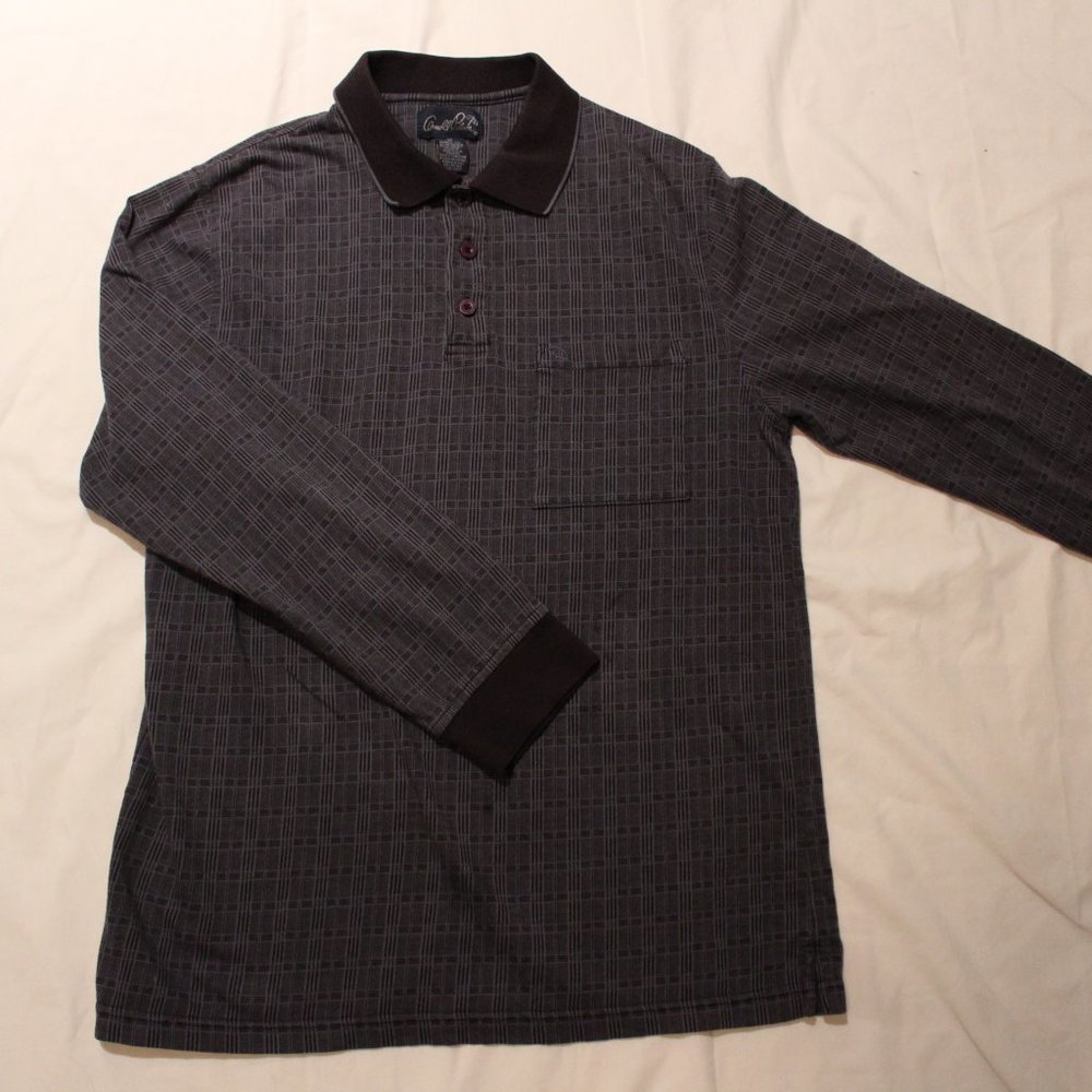 Arnold Palmer Grandad Long Sleeve Polo